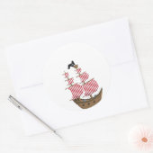 Pirate Ship Sticker (Envelop)