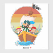 Pirate Ship Sticker thema (Vel)