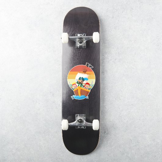 Pirate Ship Sticker thema (Skateboard)