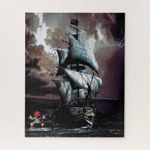 Pirate Ship Storm Jigzaag Puzzle Legpuzzel