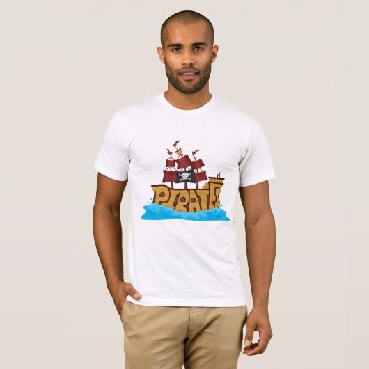 Pirate Ship T-Shirt (Voorkant volledig)