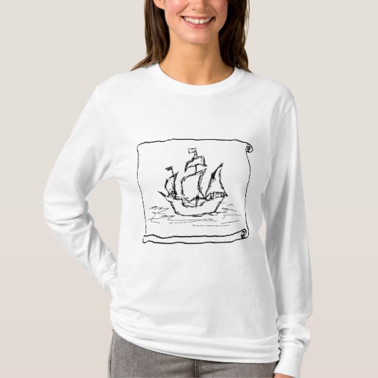 Pirate Ship. T-shirt (Voorkant)