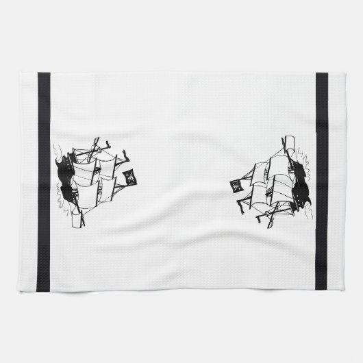 Pirate Ship Theedoek (Horizontaal)