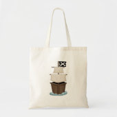 Pirate Ship Tote Bag (Voorkant)