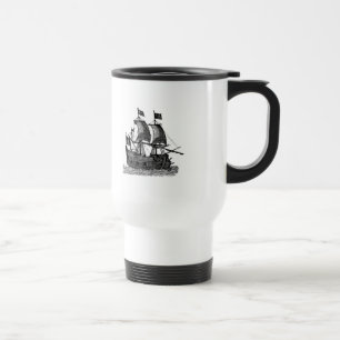 Pirate Ship Travel Mug Reisbeker