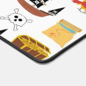 Pirate Ship Treasure Borst Thema Patroon Bureaumat (Hoek)