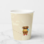 Pirate Ship Treasure Map Verjaardagsfeest van Kind Papieren Bekers (Achterkant)