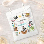 Pirate Ship Treasure Verjaardagsfeest Bedankzakje (Geknipt)