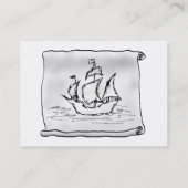 Pirate Ship. Visitekaartje (Achterkant)