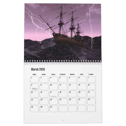 Pirate Ships Kalender (Mar 2026)