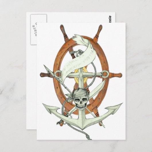 Pirate Sigil Briefkaart (Voorkant / Achterkant)