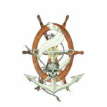 Pirate Sigil Fotobeeldje Sleutelhanger<br><div class="desc">Niet voor zeepachtige langobbers</div>