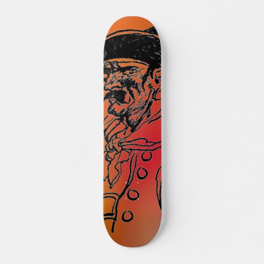 Pirate Skateboard (Voorkant)