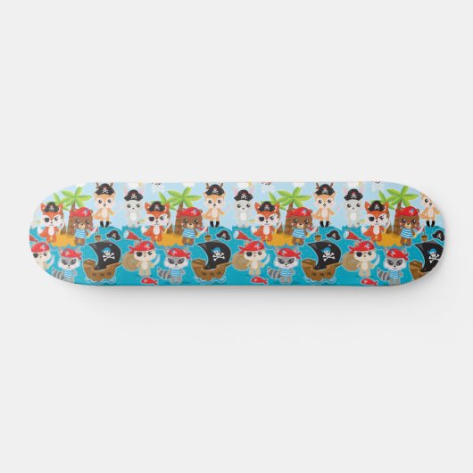 Pirate Skateboard van het dierlijk personeel (Horizontaal)