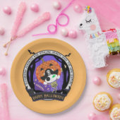 Pirate Skelet Cat Papieren Bordje (Feest)