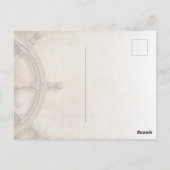 Pirate skelet kat briefkaart (Achterkant)