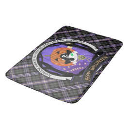 Pirate skelet kat en plaid badmat