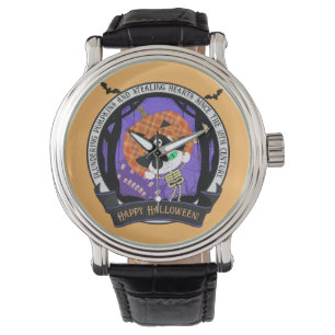 Pirate skelet kat horloge