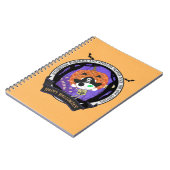 Pirate skelet kat notitieboek (Linkerzijde)