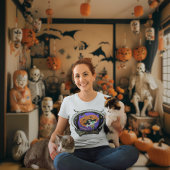 Pirate skelet kat t-shirt