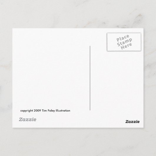 Pirate Skeleton Briefkaart (Achterkant)