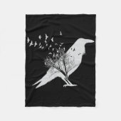 Pirate Skeleton Dinosaur T Rex Funny Tyrannosaurus Fleece Deken (Voorkant)