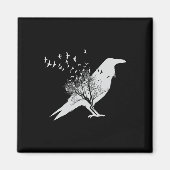 Pirate Skeleton Dinosaur T Rex Funny Tyrannosaurus Magneet (Voorkant)