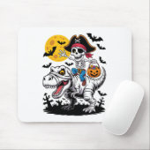 Pirate Skeleton Halloween T Rex Snoep Dinosaur Shi Muismat (Met muis)