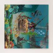 PIRATE SKELETON IN EEN BARREL LEGPUZZEL (Horizontaal)