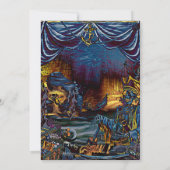 Pirate Skeleton onder Zee Birthday Party Kaart (Achterkant)