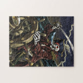 Pirate Skeleton Puzzle Legpuzzel (Horizontaal)