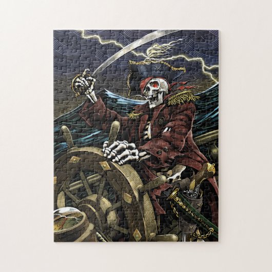 Pirate Skeleton Puzzle Legpuzzel (Verticaal)