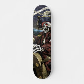 Pirate Skeleton Skateboard (Voorkant)