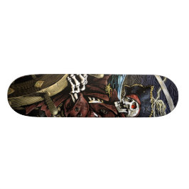 Pirate Skeleton Skateboard