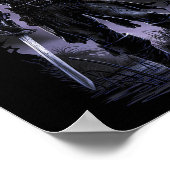 Pirate Skeleton Spookschip Halloween Kostuumfeest Poster (Hoek)