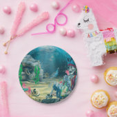 Pirate Skeleton Treasure onder het Zee Party Papieren Bordje (Feest)