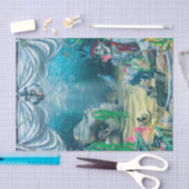 Pirate Skeleton Treasure onder het Zee Party Tissuepapier (Craft)