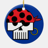 Pirate Skulicon Ornament (Achterkant)