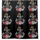 Pirate Skull Anchor Douchegordijn (Voorkant)