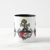 Pirate Skull Anchor Mok (Midden)
