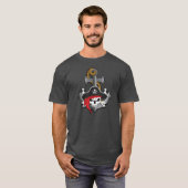 Pirate Skull Anchor T-shirt (Voorkant volledig)