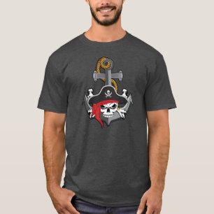 Pirate Skull Anchor T-shirt