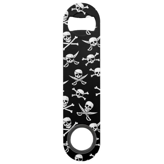 Pirate Skull and botten Bar Key Speed Flessenopener (Voorkant)