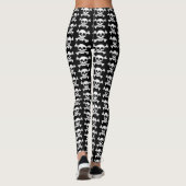 Pirate Skull and Cross Bones Halloween Leggings (Achterkant)