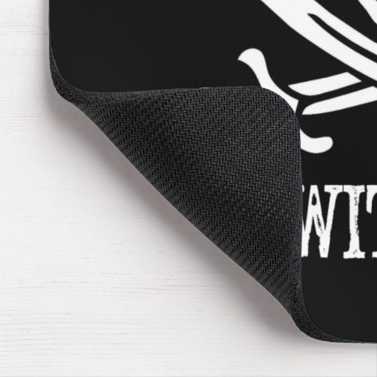 Pirate Skull and Crossbones Flag: "Ik ben met Jack Muismat (Hoek)