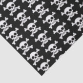 Pirate Skull and Crossbones Halloween Tissuepapier (Detail)