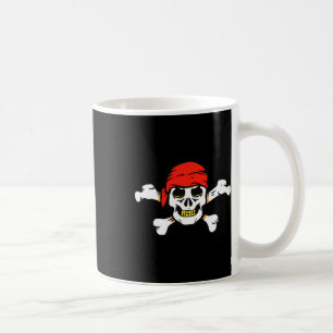 Pirate Skull and Crossbones Skeleton voor Hallowee Koffiemok
