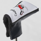 Pirate Skull And Swords Design Golfheadcover (3/4 voorkant)