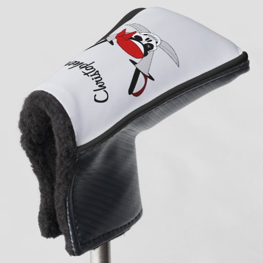 Pirate Skull And Swords Design Golfheadcover (3/4 voorkant)