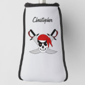 Pirate Skull And Swords Design Golfheadcover (Draai 90)